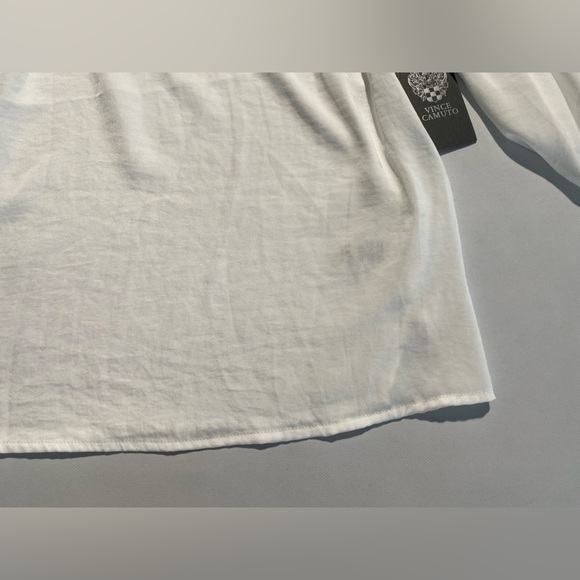 NEW Plus Size Vince Camuto Womens SplitNeck RaglanSmock Cuff Sleeve Ivory $89 - Picture 4 of 10
